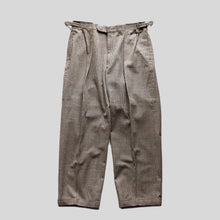 画像をギャラリービューアに読み込む, 1990's "RALPH LAUREN" GLEN CHECK COTTON SLACKS (SZ W32-34 × L28 / MADE IN USA / GOOD CONDITION)
