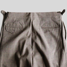 画像をギャラリービューアに読み込む, 1990's "RALPH LAUREN" GLEN CHECK COTTON SLACKS (SZ W32-34 × L28 / MADE IN USA / GOOD CONDITION)
