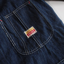 Load image into Gallery viewer, 1950&#39;s &quot;PAY-DAY&quot; DENIM COVERALL (MINT CONDITION) SZ ABOUT 36-38
