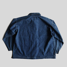 画像をギャラリービューアに読み込む, 1990&#39;s &quot;BRENTS&quot; DENIM PULLOVER (SZ LARGE / U.S.ARMY M-35 STYLE / VERY RARE)
