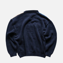 Load image into Gallery viewer, 1990&#39;s &quot;RALPH LAUREN&quot; COTTON KNIT (SZ X-LARGE / PATCHWORK / GOOD CONDITION)
