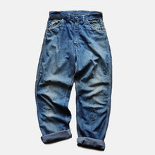 画像をギャラリービューアに読み込む, 1960&#39;s INDIGO DENIM PAINTER PANTS (W31×L31 / GOOD FADE)
