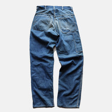 画像をギャラリービューアに読み込む, 1960&#39;s INDIGO DENIM PAINTER PANTS (W31×L31 / GOOD FADE)
