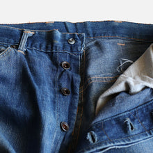 Load image into Gallery viewer, 1940&#39;s DENIM PAINTER TROUSER (SZ W32 L31 / GOOD COLOR)
