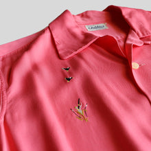 画像をギャラリービューアに読み込む, 1950's～ "GOBBIES" PINK RAYON BOX SHIRT (SZ LARGE / GOOD CONDITION)
