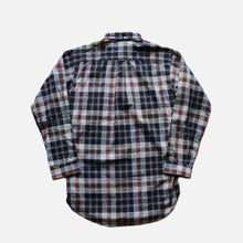 Load image into Gallery viewer, 1960&#39;s &quot;LB&quot; MADRAS COTTON B.D SHIRT (SZ MEDIUM / DEADSTOCK)
