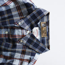 Load image into Gallery viewer, 1960&#39;s &quot;LB&quot; MADRAS COTTON B.D SHIRT (SZ MEDIUM / DEADSTOCK)
