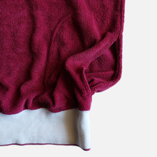 画像をギャラリービューアに読み込む, 1970&#39;s &quot;MONTGOMERY WARD&quot; S/S PILE T-SHIRT (SZ XL / BURGUNDY)
