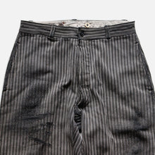 Load image into Gallery viewer, 1940&#39;s～ FRENCH WORK TROUSER (SZ W32×L27  / COTTON PIQUE FABRIC)
