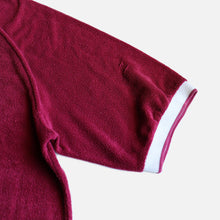 画像をギャラリービューアに読み込む, 1970&#39;s &quot;MONTGOMERY WARD&quot; S/S PILE T-SHIRT (SZ XL / BURGUNDY)
