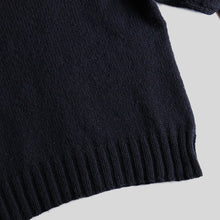 画像をギャラリービューアに読み込む, 1940's "A.R.C" TURTLE NECK SWEATER (SZ LARGE / NAVY / MINT CONDITION)

