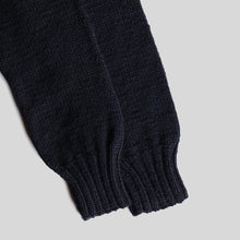 画像をギャラリービューアに読み込む, 1940's "A.R.C" TURTLE NECK SWEATER (SZ LARGE / NAVY / MINT CONDITION)
