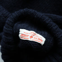 画像をギャラリービューアに読み込む, 1940's "A.R.C" TURTLE NECK SWEATER (SZ LARGE / NAVY / MINT CONDITION)

