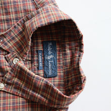 画像をギャラリービューアに読み込む, &quot;RALPH LAUREN&quot; PLAID COTTON B.D SHIRT (SZ MEDIUM / GOOD CONDITION)
