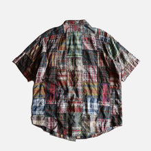 Load image into Gallery viewer, 1990&#39;s &quot;RALPH LAUREN&quot; INDIA MADRAS PATCHWORK S/S SHIRT (SZ LARGE / GOOD CONDITION)
