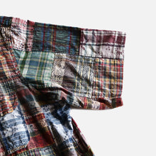 Load image into Gallery viewer, 1990&#39;s &quot;RALPH LAUREN&quot; INDIA MADRAS PATCHWORK S/S SHIRT (SZ LARGE / GOOD CONDITION)
