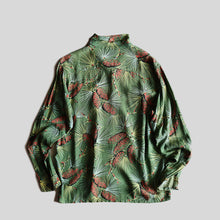 画像をギャラリービューアに読み込む, 1950's "SPORTS WEAR" HAWAIIAN L/S RAYON SHIRT (SZ MEDIUM / GOOD CONDITION)
