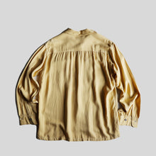 画像をギャラリービューアに読み込む, 1950's "ARROW" RAYON BOX SHIRT (SZ MEDIUM / LIGHT YELLOW)
