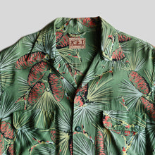 画像をギャラリービューアに読み込む, 1950's "SPORTS WEAR" HAWAIIAN L/S RAYON SHIRT (SZ MEDIUM / GOOD CONDITION)
