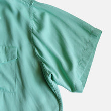 Load image into Gallery viewer, 1950&#39;s &quot;NAT NUST&quot; RAYON S/S SHIRT (BIG SIZE 17H / GOOD COLOR / MINT CONDITION)
