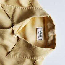 画像をギャラリービューアに読み込む, 1950's "ARROW" RAYON BOX SHIRT (SZ MEDIUM / LIGHT YELLOW)
