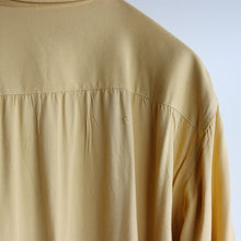 画像をギャラリービューアに読み込む, 1950's "ARROW" RAYON BOX SHIRT (SZ MEDIUM / LIGHT YELLOW)
