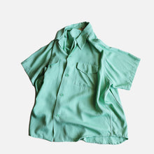 Load image into Gallery viewer, 1950&#39;s &quot;NAT NUST&quot; RAYON S/S SHIRT (BIG SIZE 17H / GOOD COLOR / MINT CONDITION)
