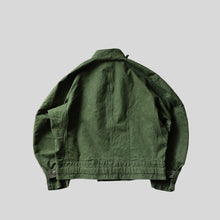 画像をギャラリービューアに読み込む, 1960&#39;s～ SWEDISH MILITARY MOTORCYCLE JACKET (SZ 50 LARGE / VERY GOOD CONDITION)
