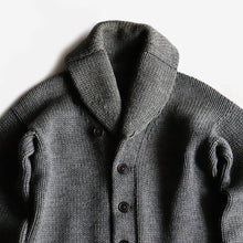 画像をギャラリービューアに読み込む, 1930&#39;s SHAWL COLLAR CARDIGAN (SZ MEDIUM / GOOD CONDITION)
