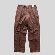 画像をギャラリービューアに読み込む, 1950&#39;s WOOL NEP SLACKS (W34×L30 / DEADSTOCK / AS IS CONDITION)
