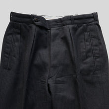 画像をギャラリービューアに読み込む, 1960&#39;s FRENCH WOOL SLACKS (SZ W30×L29 / MINT CONDITION)
