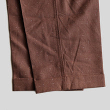 画像をギャラリービューアに読み込む, 1950&#39;s WOOL NEP SLACKS (W34×L30 / DEADSTOCK / AS IS CONDITION)
