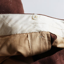 画像をギャラリービューアに読み込む, 1950&#39;s WOOL NEP SLACKS (W34×L30 / DEADSTOCK / AS IS CONDITION)
