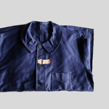 画像をギャラリービューアに読み込む, ～1940&#39;s FRENCH WORK MOLESKIN JACKET (SZ X-LARGE / DEADSTOCK)
