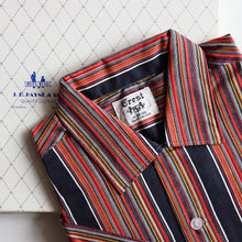 Load image into Gallery viewer, 1950's "CREST" OPEN COLLAR COTTON S/S SHIRT WITH BOX (SZ MEDIUM / DEADSTOCK)
