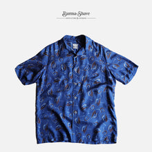 画像をギャラリービューアに読み込む, 1950&#39;s &quot;SPORTOGS&quot; S/S SILK SHIRT (SZ LARGE / ATOMIC PATTERN / MINT CONDITION)

