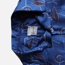 画像をギャラリービューアに読み込む, 1950&#39;s &quot;SPORTOGS&quot; S/S SILK SHIRT (SZ LARGE / ATOMIC PATTERN / MINT CONDITION)
