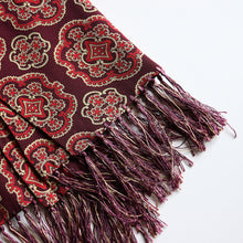 Load image into Gallery viewer, AROUND 1950's RAYON FRINGE STOLE (GOOD CONDITION)
