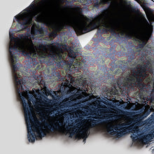 Load image into Gallery viewer, AROUND 1950's RAYON FRINGE STOLE (GOOD CONDITION)
