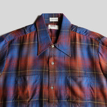 画像をギャラリービューアに読み込む, 1960's "MONTGOMERY WARD" RAYON BOX SHIRT (SZ LARGE / DEADSTOCK)
