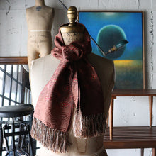 画像をギャラリービューアに読み込む, 1950's RAYON FRINGE STOLE (GOOD CONDITION)
