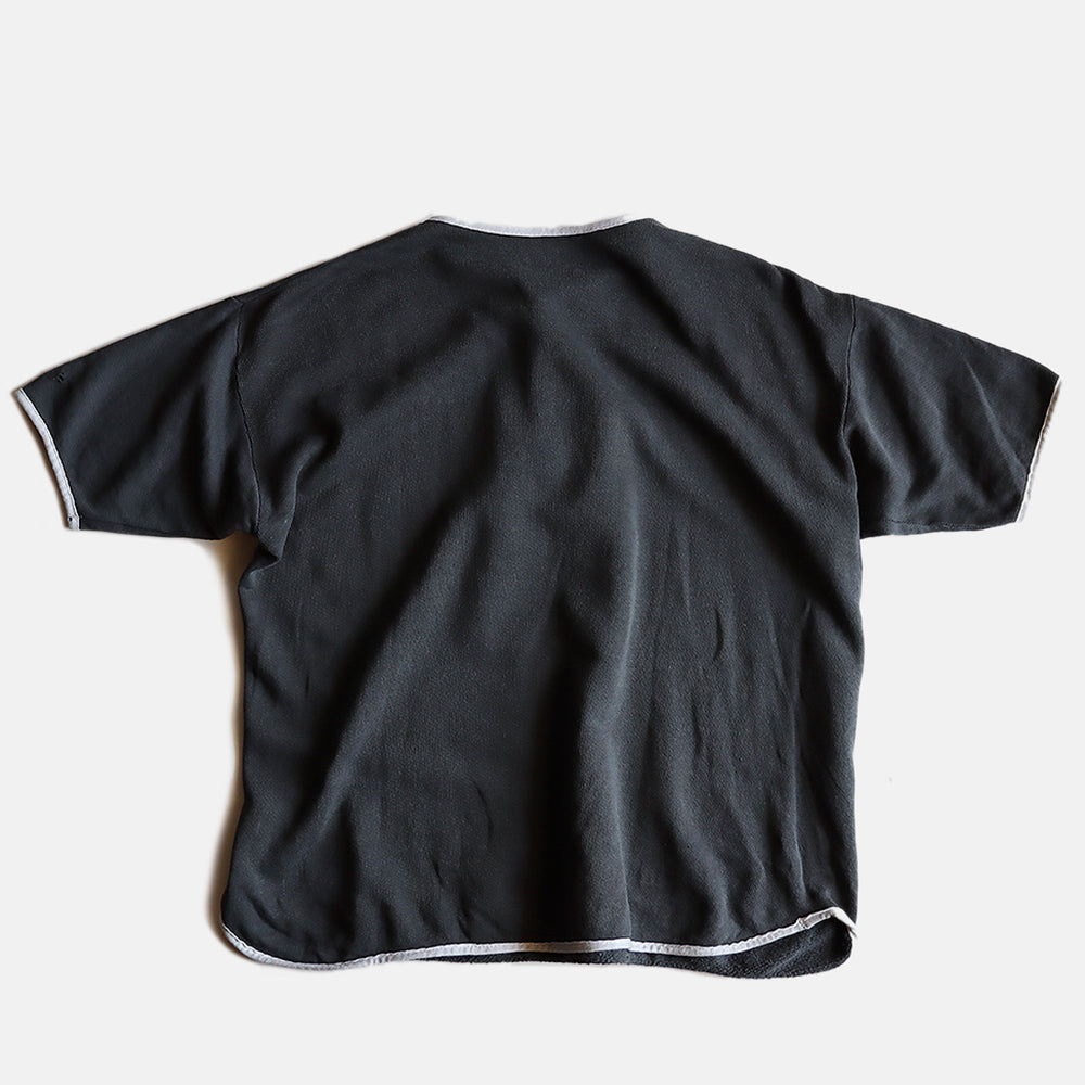 1960's HENRY NECK COTTON S/S SWEAT (SZ LARGE / BLACK COLOR 1960's HENRY NECK COTTON S/S SWEAT (SZ LARGE / BLACK COLOR
