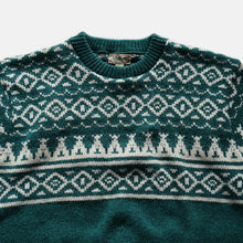 画像をギャラリービューアに読み込む, 1980&#39;s &quot;L.L.BEAN&quot; NORDICK WOOL SWEATER (SZ X-LARGE / NEAR DEADSTOCK)
