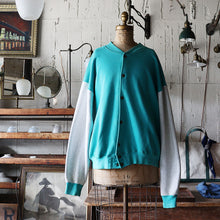 画像をギャラリービューアに読み込む, 1980&#39;s～ &quot;RUSSELL&quot; SWEAT CARDIGAN (SZ XL / TWO TONE BODY)
