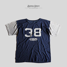 Load image into Gallery viewer, "U.S.N.A" ATHLETIC TWO TONE T-SHIRT (SZ ABOUT XL / AROUND 1960's / GOOD CONDITION)
