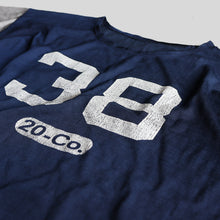 Load image into Gallery viewer, "U.S.N.A" ATHLETIC TWO TONE T-SHIRT (SZ ABOUT XL / AROUND 1960's / GOOD CONDITION)
