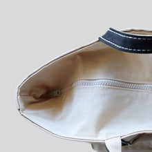 画像をギャラリービューアに読み込む, AROUND 1990's CANVAS BIG TOTE BAG (BLACK HANDLE / NEAR DEADSTOCK)
