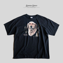 Load image into Gallery viewer, 2000's "GOLDEN RETRIEVER" BLACK COTTON T-SHIRT (SZ XL / MINT CONDITION)
