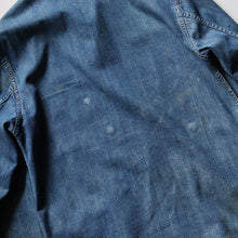 画像をギャラリービューアに読み込む, 1940&#39;s &quot;U.S.ARMY&quot; DENIM CHORE JACKET (SZ MEDIUM / AS IS CONDITION)
