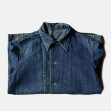 画像をギャラリービューアに読み込む, 1940&#39;s &quot;U.S.ARMY&quot; DENIM CHORE JACKET (SZ MEDIUM / AS IS CONDITION)
